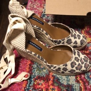 Margaux 8.5, 9 Leopard Canvas Espadrilles